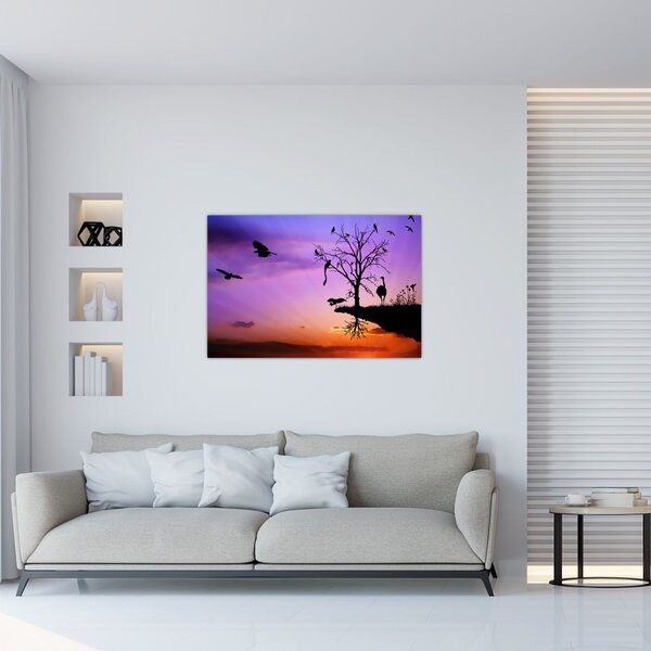 Slika - Silhuete živali (90x60 cm)