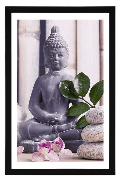 Plakat s paspartuom wellness Buddha