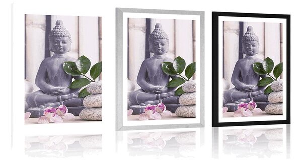 Plakat s paspartuom wellness Buddha