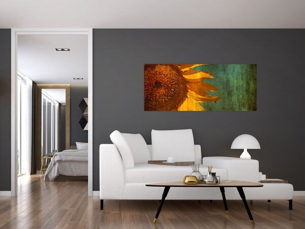 Slika - Sončnica (120x50 cm)