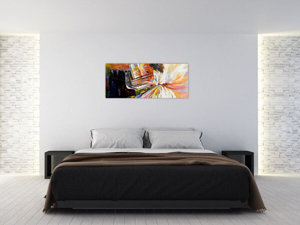 Slika - Ženska igra klavir (120x50 cm)