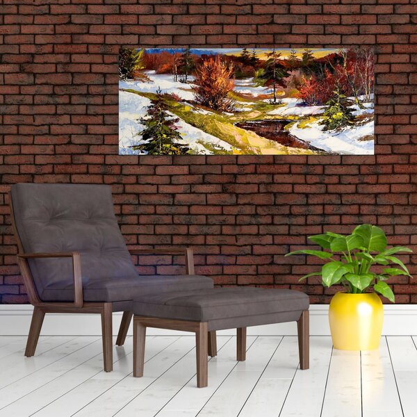 Slika - Prihod pomladi (120x50 cm)