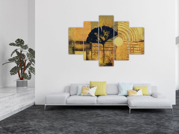 Slika - list ginka (150x105 cm)