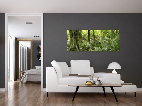 Slika tropskega deževnega gozda (120x50 cm)