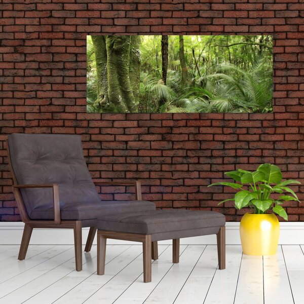 Slika tropskega deževnega gozda (120x50 cm)