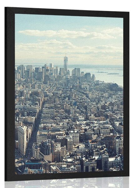 Plakat pogled na šarmantan centar New Yorka