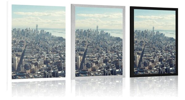 Plakat pogled na šarmantan centar New Yorka