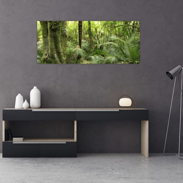 Slika tropskega deževnega gozda (120x50 cm)