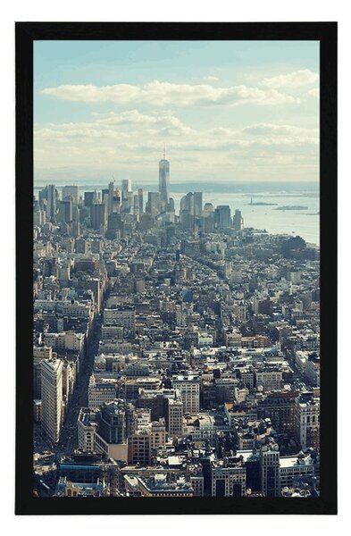 Plakat pogled na šarmantan centar New Yorka