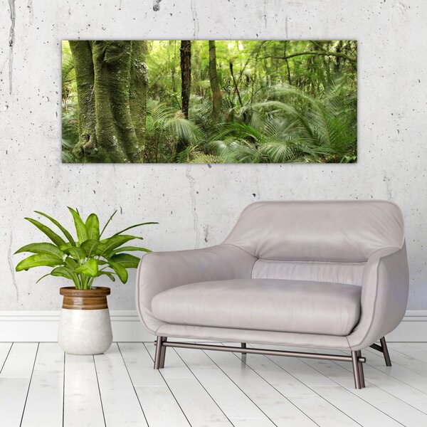 Slika tropskega deževnega gozda (120x50 cm)