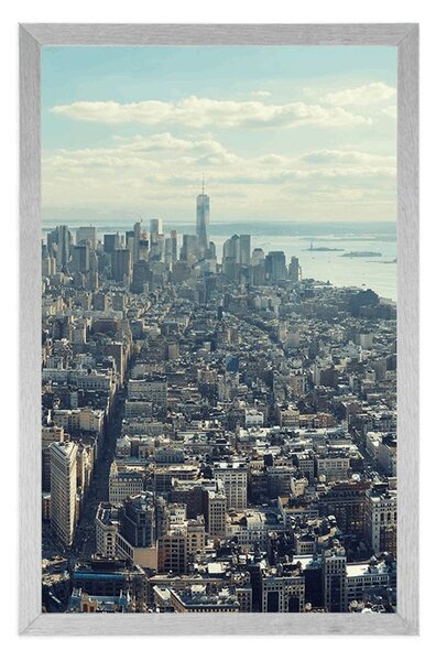 Plakat pogled na šarmantan centar New Yorka