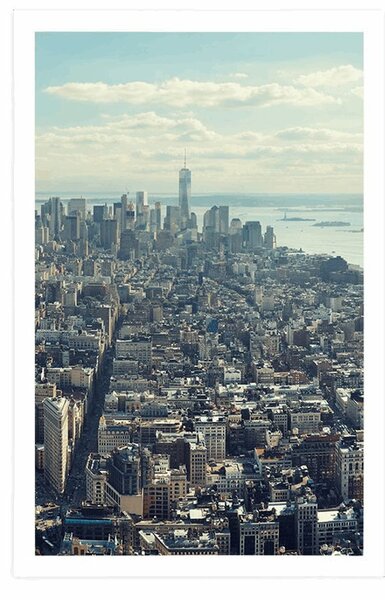 Plakat pogled na šarmantan centar New Yorka