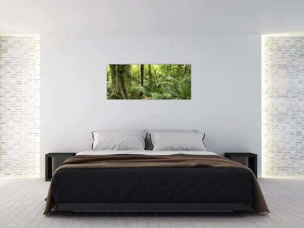 Slika tropskega deževnega gozda (120x50 cm)