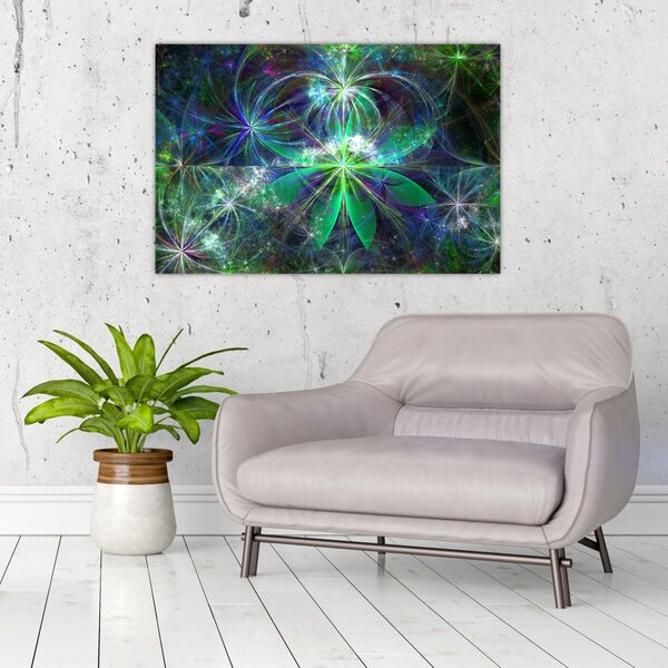 Slika - Abstraktne geometrijske oblike (90x60 cm)
