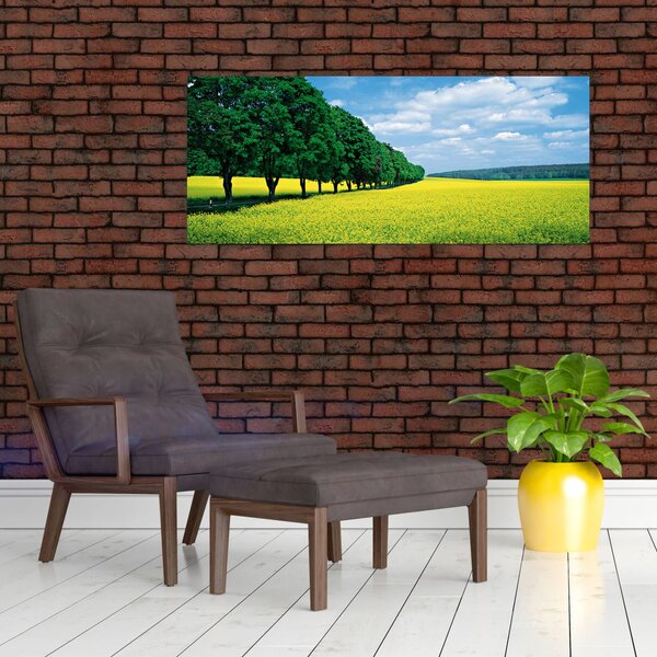 Slika polja z alejo (120x50 cm)