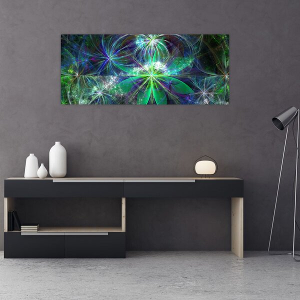 Slika - Abstraktne geometrijske oblike (120x50 cm)