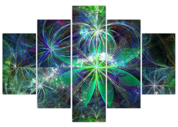 Slika - Abstraktne geometrijske oblike (150x105 cm)