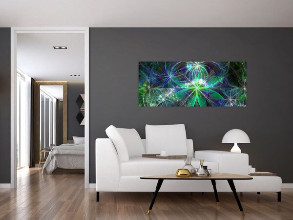 Slika - Abstraktne geometrijske oblike (120x50 cm)