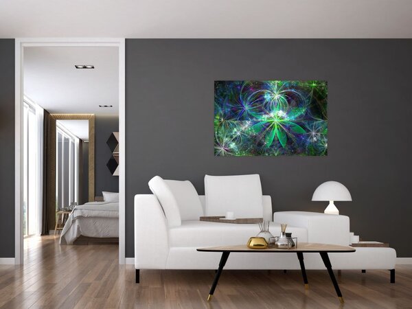 Slika - Abstraktne geometrijske oblike (90x60 cm)
