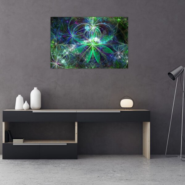 Slika - Abstraktne geometrijske oblike (90x60 cm)