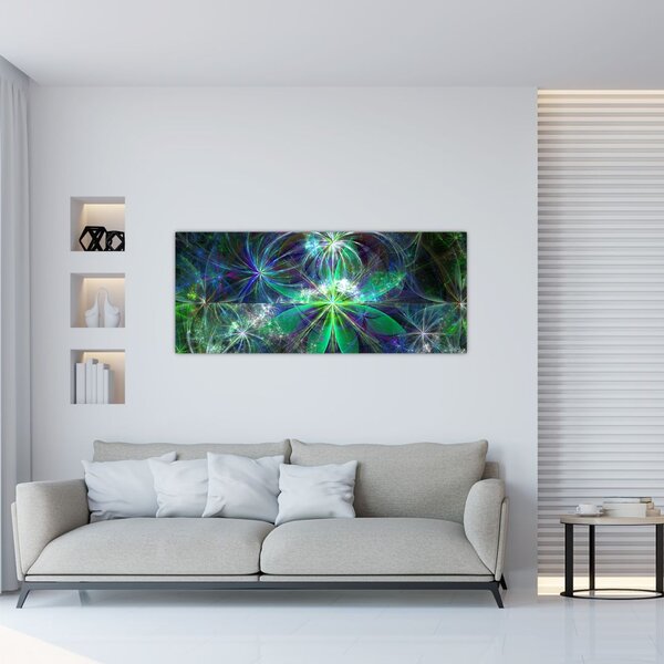 Slika - Abstraktne geometrijske oblike (120x50 cm)