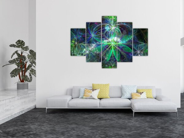Slika - Abstraktne geometrijske oblike (150x105 cm)