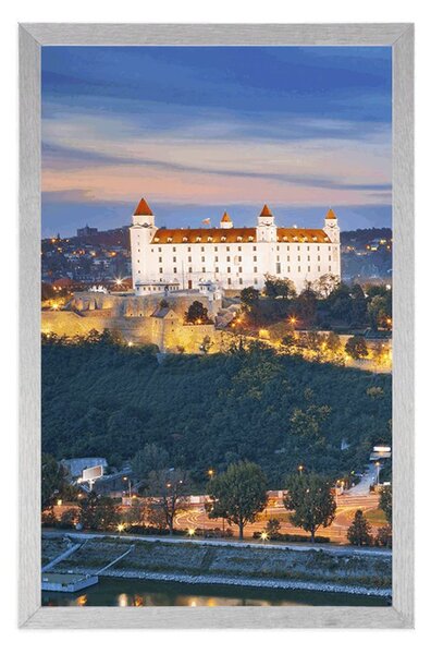 Plakat pogled na Bratislavski dvorac