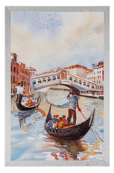 Plakat venecijanska gondola