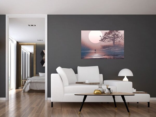 Slika - Zaljubljeni par (90x60 cm)