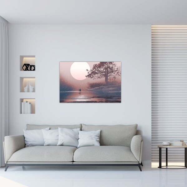 Slika - Zaljubljeni par (90x60 cm)