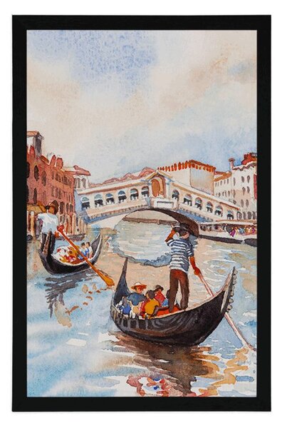 Plakat venecijanska gondola