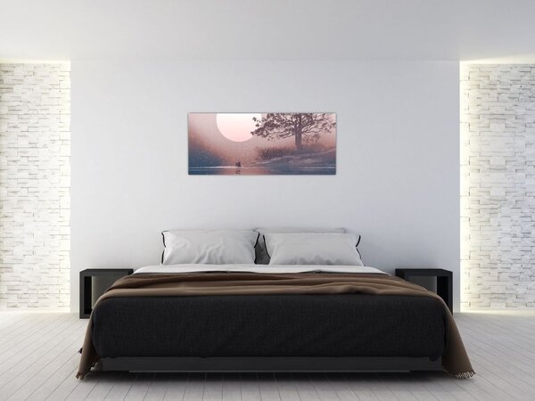 Slika - Zaljubljeni par (120x50 cm)