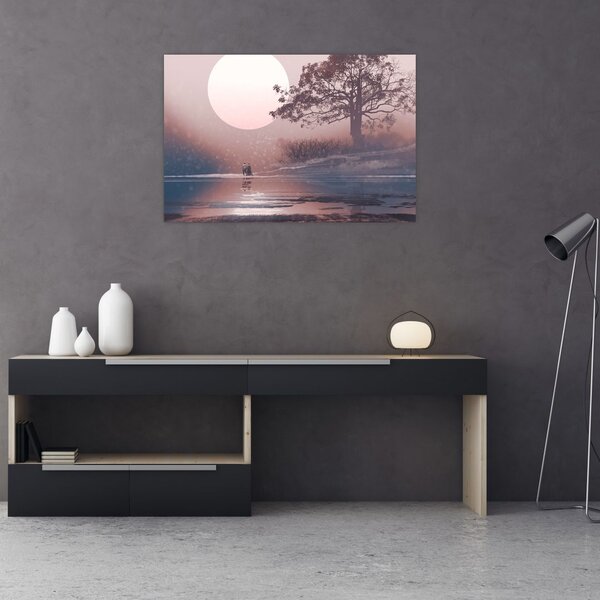 Slika - Zaljubljeni par (90x60 cm)