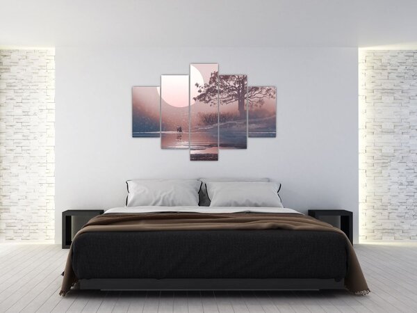 Slika - Zaljubljeni par (150x105 cm)