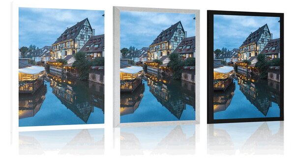 Plakat slikoviti kanal u Francuskoj