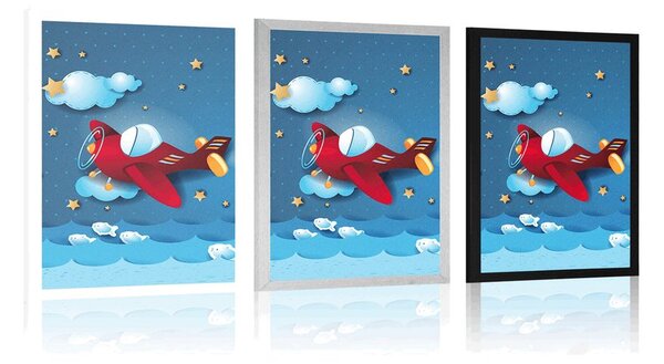 Plakat let aviončićem