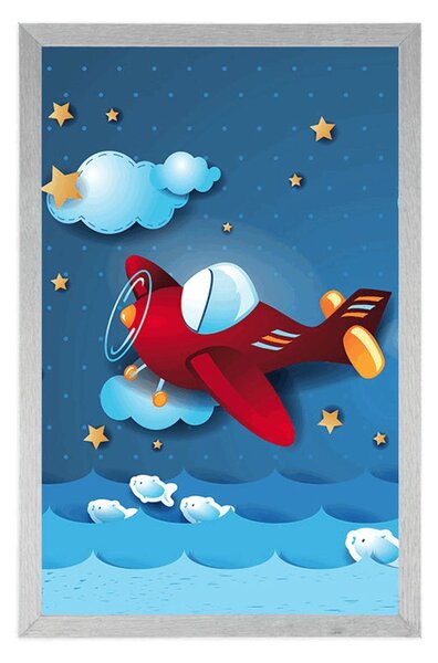 Plakat let aviončićem