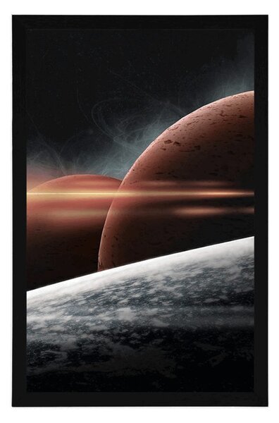 Plakat planeti u galaksiji