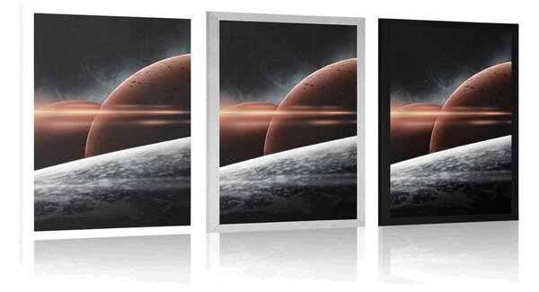 Plakat planeti u galaksiji