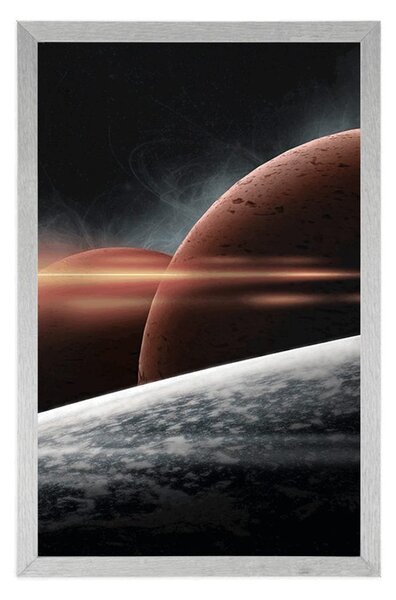 Plakat planeti u galaksiji