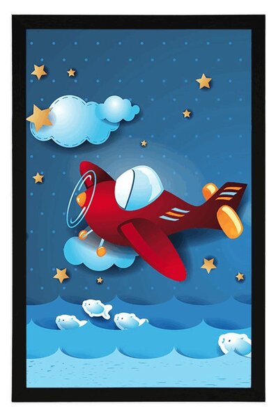 Plakat let aviončićem