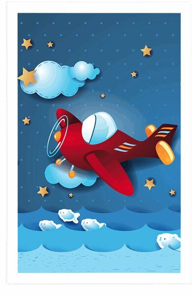 Plakat let aviončićem