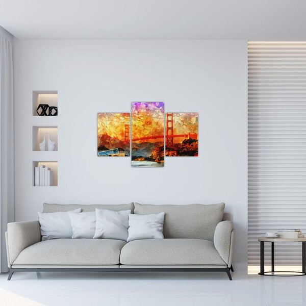 Slika - Golden Gate, San Francisco, Kalifornija (90x60 cm)