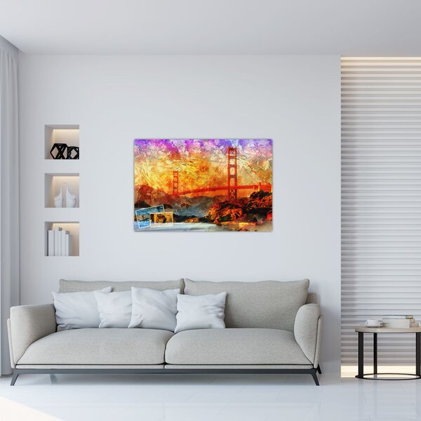 Slika - Golden Gate, San Francisco, Kalifornija (90x60 cm)