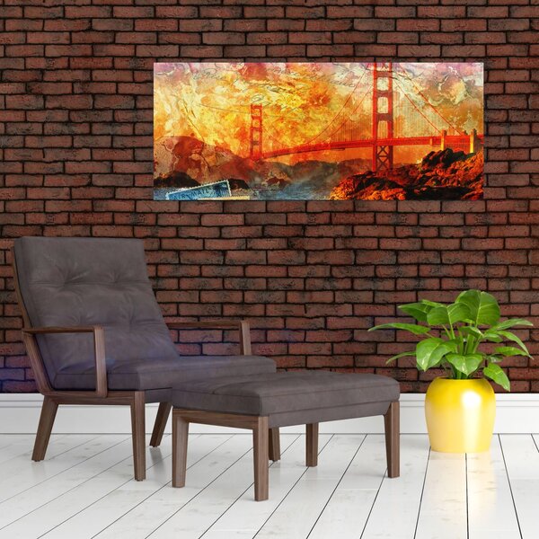 Slika - Golden Gate, San Francisco, Kalifornija (120x50 cm)