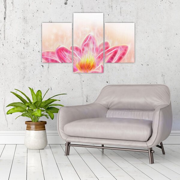 Slika lotosovega cveta (90x60 cm)