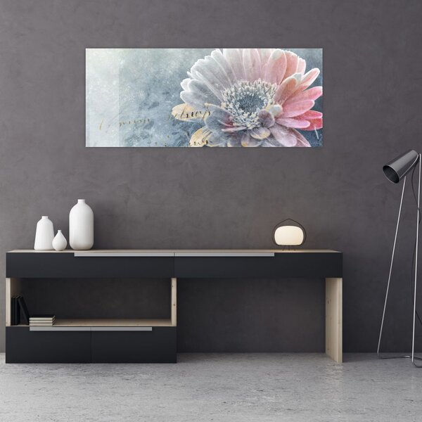 Slika - Zimska roža (120x50 cm)
