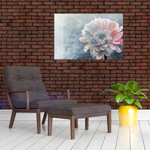 Slika - Zimska roža (90x60 cm)