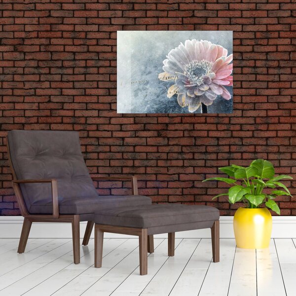 Slika - Zimska roža (70x50 cm)