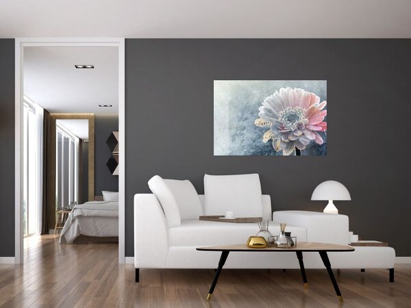 Slika - Zimska roža (90x60 cm)